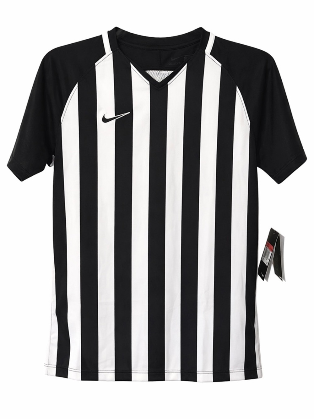 Nike Black and White Striped‎ Jersey